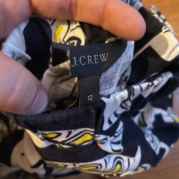 J Crew tropical leaf print pants - Picture 5 of 5